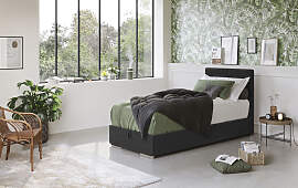 Boxbett COTTA "Tom mit Bettkasten, Topper und 