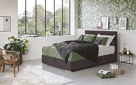 Boxbett COTTA "Tom mit Bettkasten, Topper und 