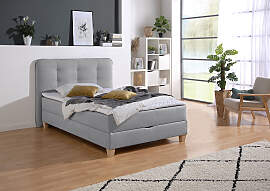 Boxbett HOME AFFAIRE, grau, B:138cm L:210cm,