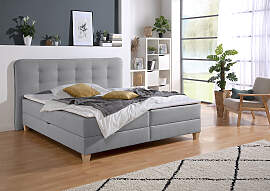 Boxbett HOME AFFAIRE, grau, B:198cm L:210cm,