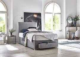 Boxbett HOME AFFAIRE "Mackay", grau,