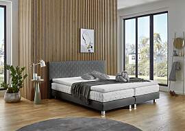 Boxbett "Kyoto", grau (anthrazit),