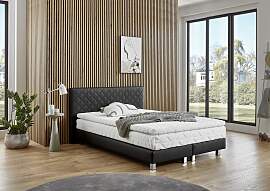 Boxbett "Kyoto", schwarz, B:155cm