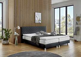 Boxbett "Kyoto", schwarz, B:195cm
