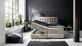 Boxbett "LILO", braun (hellbraun),