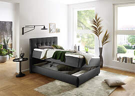 Boxbett "LILO", grau (anthrazit),