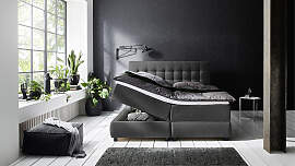 Boxbett "LILO", grau (anthrazit),