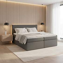 Boxbett Lucy 2 Grau ca.180x200cm mit Topper