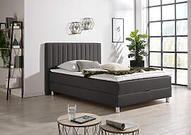 Boxbett MAINTAL, grau (anthrazit), B:154cm