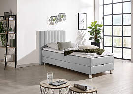Boxbett MAINTAL, grau, B:104cm L:206cm,