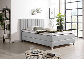 Boxbett MAINTAL, grau, B:154cm L:206cm,