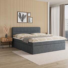 Boxbett Marco Graublau ca. 180x200 cm