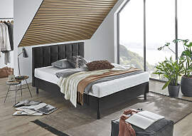Boxbett "Nikola", grau (anthrazit),