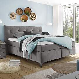 Boxspringbett Aidan Microvelours 180x200cm