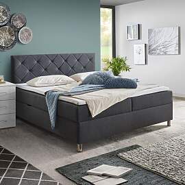Boxspringbett Arvin Webstoff mit Bettkasten