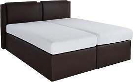 Boxspringbett, braun, Liegefläche B/L: 160cm x