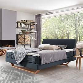 Boxspringbett Clarice Webstoff