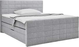 Boxspringbett Damon Silber ca. 180x200cm