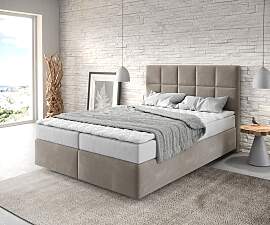Boxspringbett Dream-Fine 140x200 cm Mikrofaser