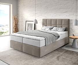 Boxspringbett Dream-Fine 140x200 cm Mikrofaser