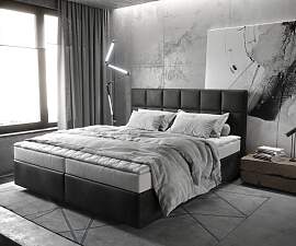 Boxspringbett Dream-Fine 180x200 cm Mikrofaser