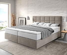 Boxspringbett Dream-Fine 180x200 cm Mikrofaser