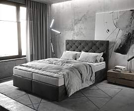 Boxspringbett Dream-Great 140x200 cm Mikrofaser