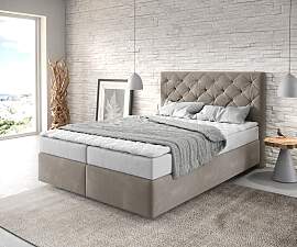 Boxspringbett Dream-Great 140x200 cm Mikrofaser