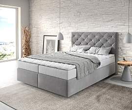 Boxspringbett Dream-Great 140x200 cm Mikrofaser