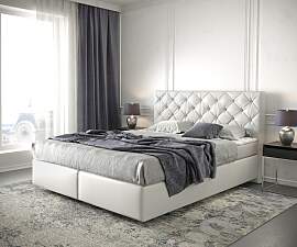 Boxspringbett Dream-Great 160x200 cm Kunstleder
