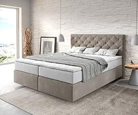 Boxspringbett Dream-Great 160x200 cm Mikrofaser