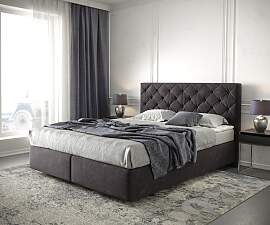 Boxspringbett Dream-Great 160x200 cm Mikrofaser
