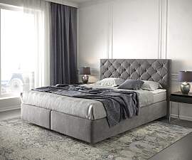 Boxspringbett Dream-Great 160x200 cm Mikrofaser