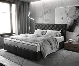 Boxspringbett Dream-Great 180x200 cm Mikrofaser