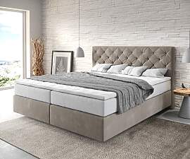 Boxspringbett Dream-Great 180x200 cm Mikrofaser