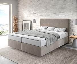 Boxspringbett Dream-Well 160x200 cm Mikrofaser