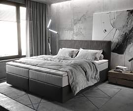 Boxspringbett Dream-Well 180x200 cm Mikrofaser