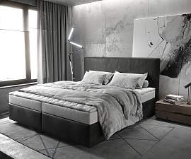 Boxspringbett Dream-Well 180x200 cm Mikrofaser