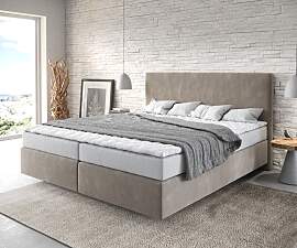Boxspringbett Dream-Well 180x200 cm Mikrofaser