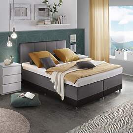 Boxspringbett Evan Webstoff 140x200cm