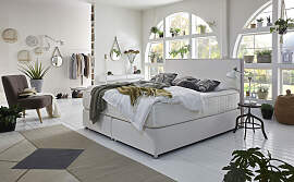 Boxspringbett GRÜNE BETTEN "Amelia",