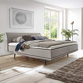 Boxspringbett Lajana Webstoff