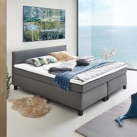 Boxspringbett Lucan Webstoff