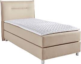 Boxspringbett MAINTAL, beige, Liegefläche B/L: