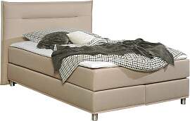 Boxspringbett MAINTAL, beige, Liegefläche B/L:
