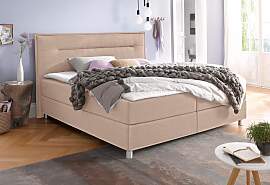 Boxspringbett MAINTAL, beige, Liegefläche B/L: