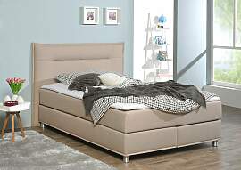 Boxspringbett MAINTAL, beige, Liegefläche B/L: