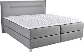 Boxspringbett MAINTAL, grau, Liegefläche B/L: