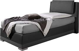 Boxspringbett MAINTAL, schwarz (anthrazit,
