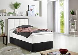 Boxspringbett MAINTAL, weiß, L:210cm, Bezug